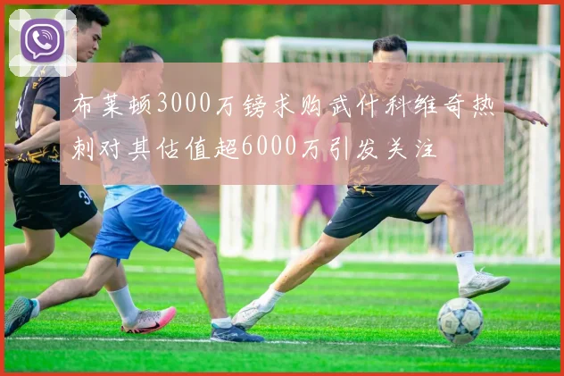 布莱顿3000万镑求购武什科维奇热刺对其估值超6000万引发关注